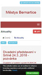 Mobile Screenshot of bernartice.cz
